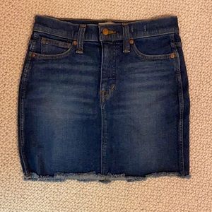 NWT Madewell denim skirt